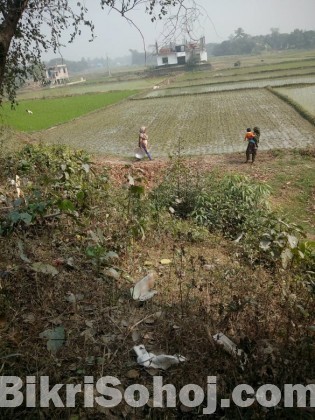 পাকা রোডের সাথে জমি বিক্রয়